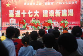 喜迎十七大，建設(shè)新建湖——縣文化館廣場(chǎng)文化活動(dòng)助力文化藝術(shù)交流